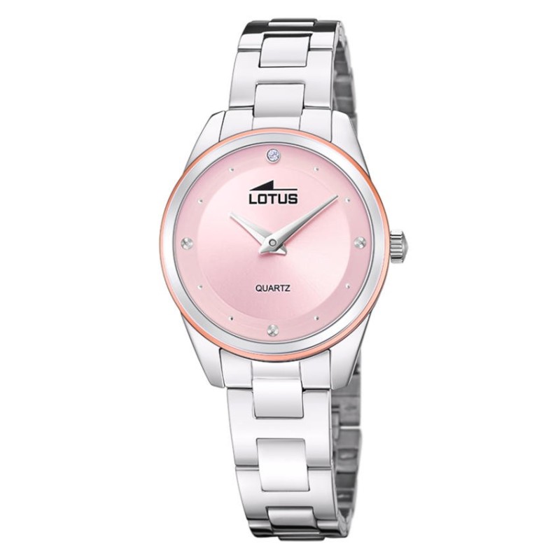 Reloj Lotus Señora 18795/3 Acero Rosa Elegante | Joyería Parejo