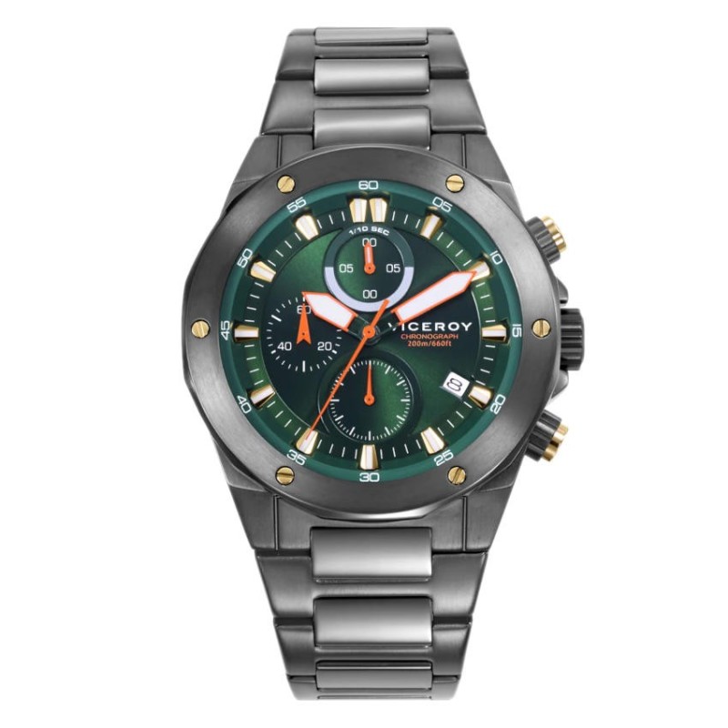 Reloj Viceroy 46853-67 Cronógrafo IP Gris Verde | Joyería Parejo