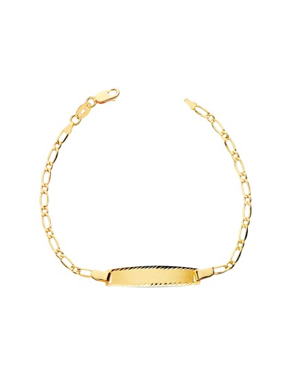 Pulsera Esclava Niño Oro 18K Cartier 1x1 17 cm | Joyería Parejo