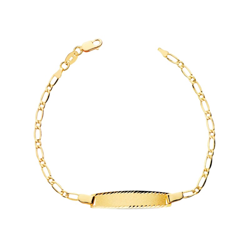 Pulsera Esclava Niño Oro 18K Cartier 1x1 17 cm | Joyería Parejo
