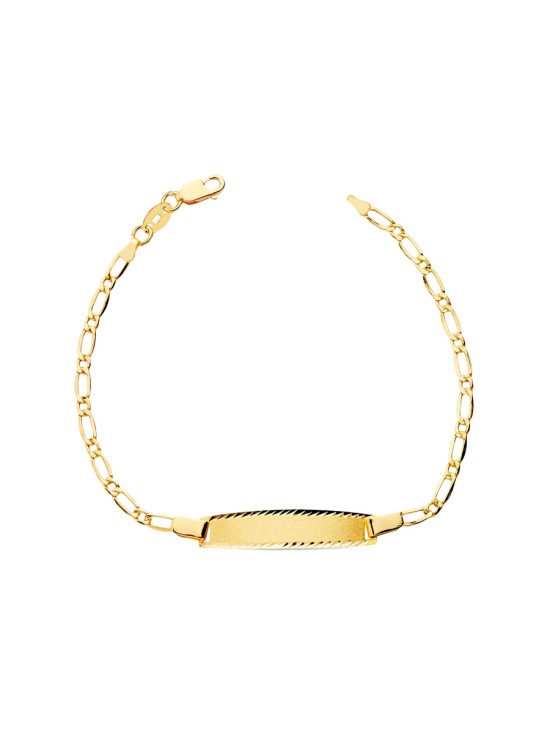 Pulsera Esclava Niño Oro 18K Cartier 1x1 17 cm | Joyería Parejo