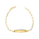 Pulsera Esclava Niño Oro 18K Cartier 1x1 17 cm