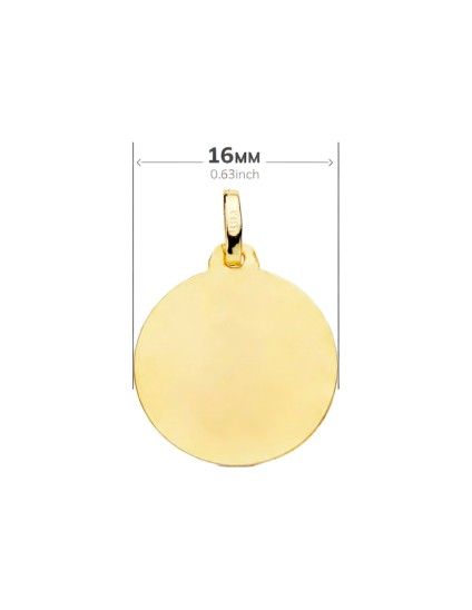Medalla Virgen Madre Amor Maternal Oro 18K Mujer | Joyería Parejo