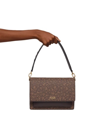 Bandolera Mediana Tous Marrón Kaos Mini Lines | Joyería Parejo
