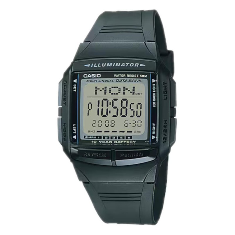 Reloj Casio DB-36-1AVDF Databank Digital Negro | Joyería Parejo