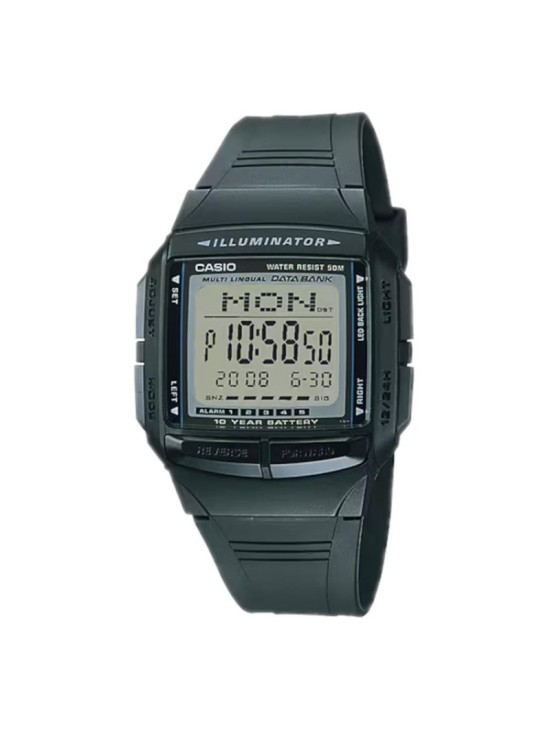 Reloj Casio DB-36-1AVDF Databank Digital Negro | Joyería Parejo