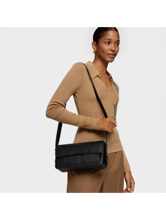 Bandolera Mediana Tous Negro Back to Basics | Joyería Parejo