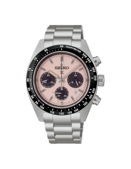 Reloj Seiko Prospex SSC963P1 Solar Cronógrafo Rosa | Joyería Parejo