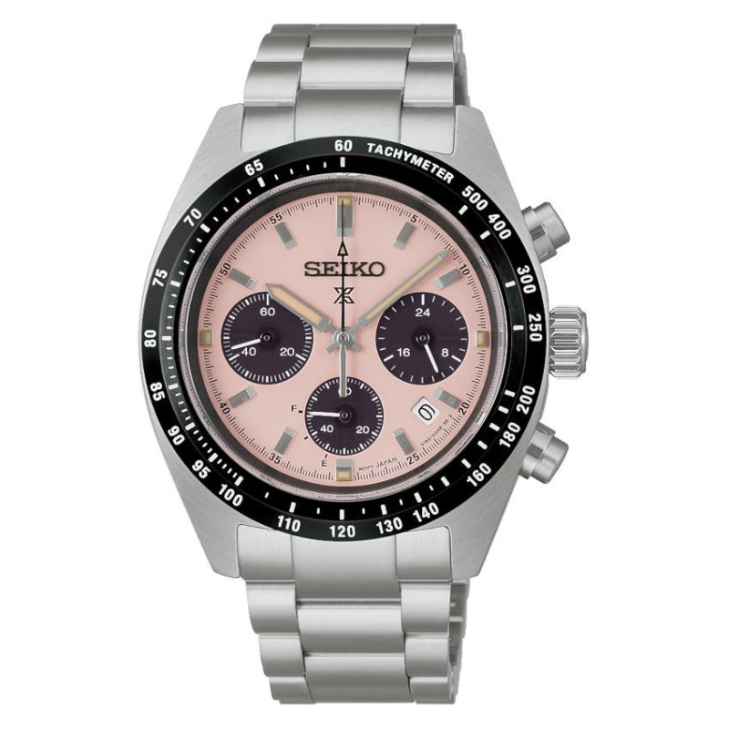 Reloj Seiko Prospex SSC963P1 Solar Cronógrafo Rosa | Joyería Parejo