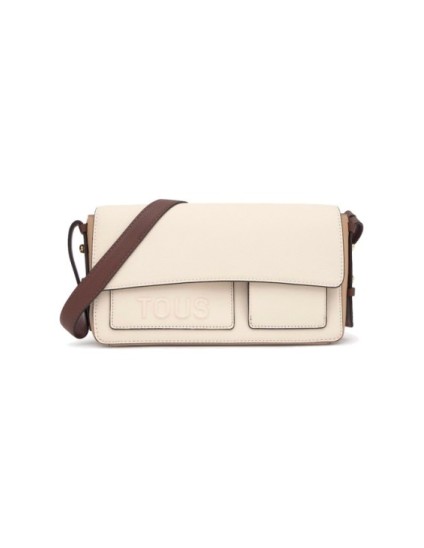 Bandolera Mediana Tous Beige Marrón Back to Basics | Joyería Parejo