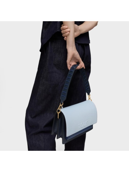 Bandolera Tous 2002358233 Azul Marino Saffiano | Joyería Parejo
