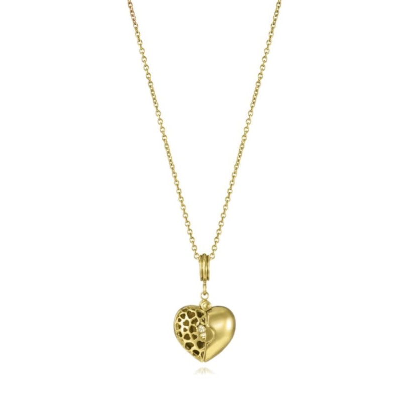 Collar Viceroy Fashion 75436C01012 Corazón Dorado | Joyería Parejo