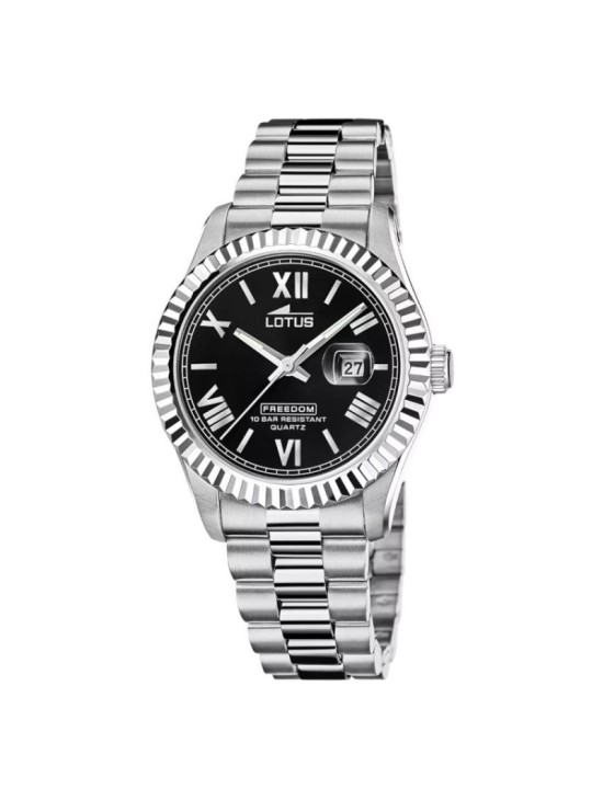 Reloj Lotus Hombre 19002/5 Negro Acero Freedom | Joyería Parejo