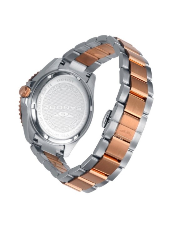 Reloj Sandoz 83019-97 Hombre Bicolor Cerámica Azul | Joyería Parejo