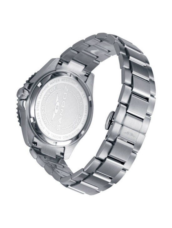 Reloj Sandoz 83019-37 Hombre Plata Cerámica Azul | Joyería Parejo