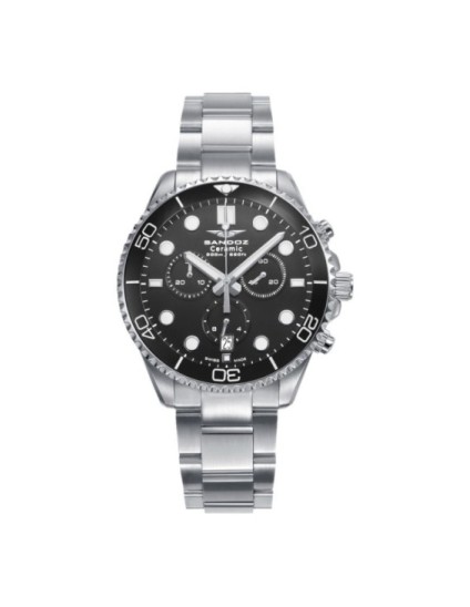 Reloj Sandoz 83021-57 Hombre Cronógrafo Negro | Joyería Parejo