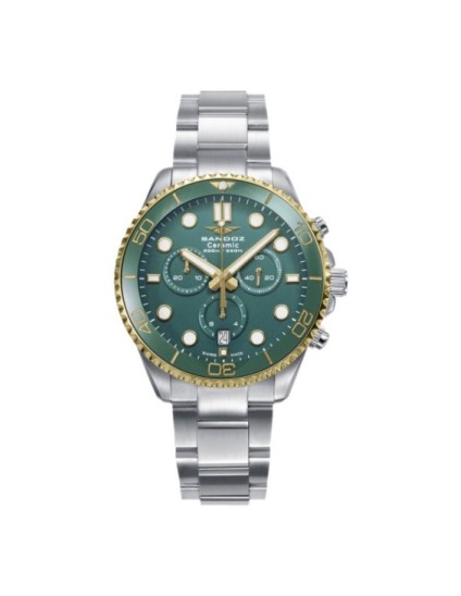 Reloj Sandoz 83021-67 Hombre Cronógrafo Verde | Joyería Parejo