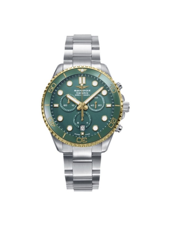 Reloj Sandoz 83021-67 Hombre Cronógrafo Verde | Joyería Parejo