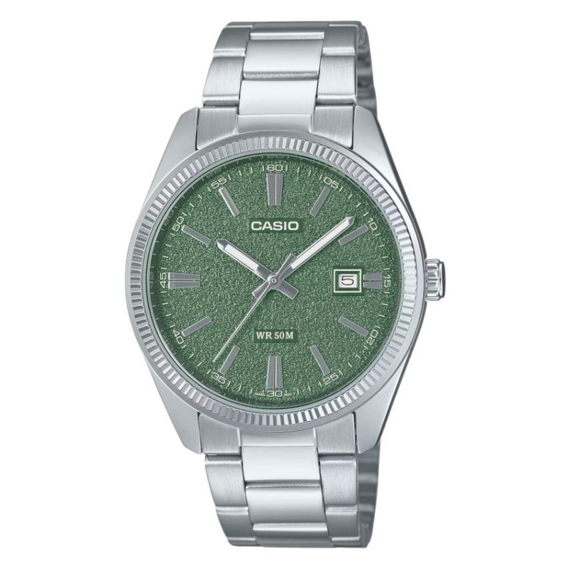 Reloj Casio MTP-1302DA-3AV Hombre Acero Verde | Joyería Parejo