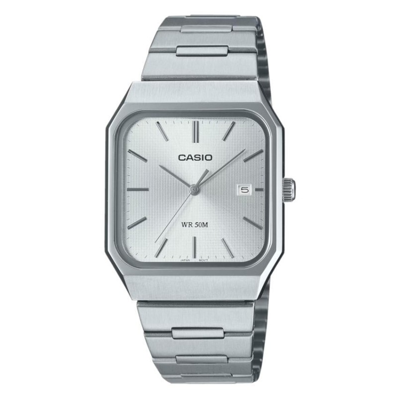Reloj Casio Unisex MTP-B185D-7AVDF Acero Plateado | Joyería Parejo