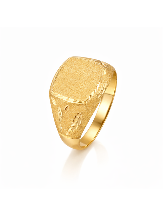 Anillo Sello Niño Oro 18k Comunión - ¡Compra Segura!