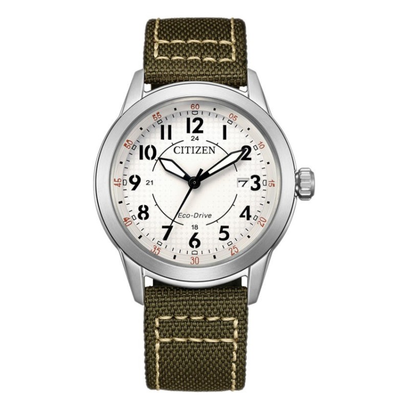 Reloj Citizen AW1870-08A Eco-Drive Hombre Militar | Joyería Parejo