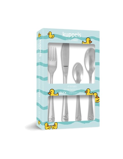 Estuche 4 Cubiertos Patitos 09680 | Joyería Parejo