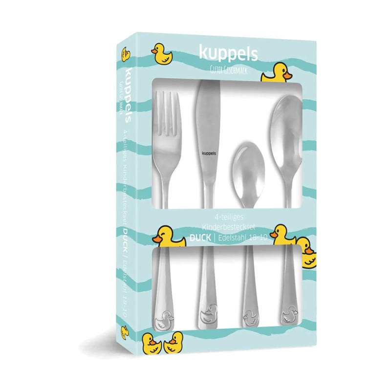 Estuche 4 Cubiertos Patitos 09680 | Joyería Parejo