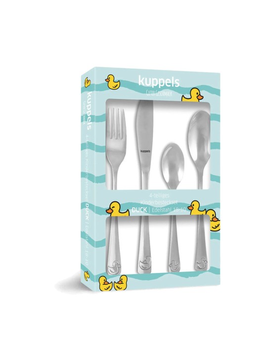 Estuche 4 Cubiertos Patitos 09680 | Joyería Parejo
