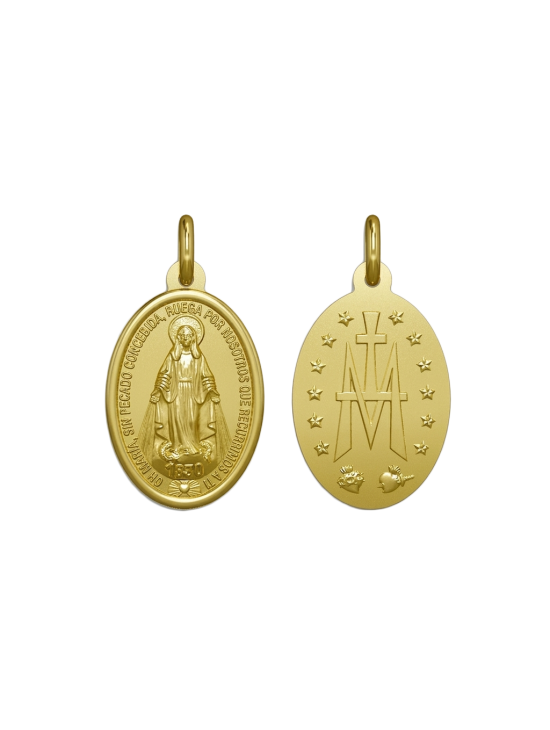 Medalla Virgen Milagrosa Oro 18k - Compra Aquí