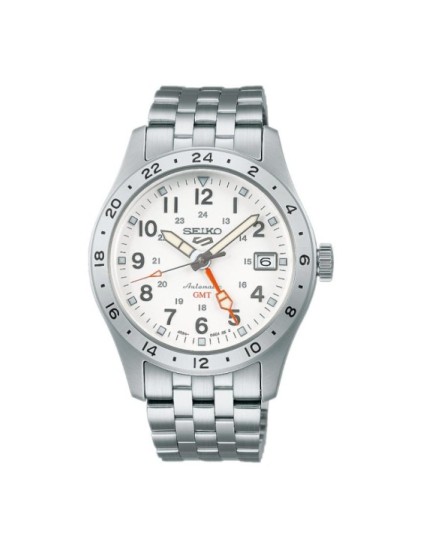 Reloj Seiko SSK059K1 GMT Automático Hombre - Blanco | Joyerá Parejo