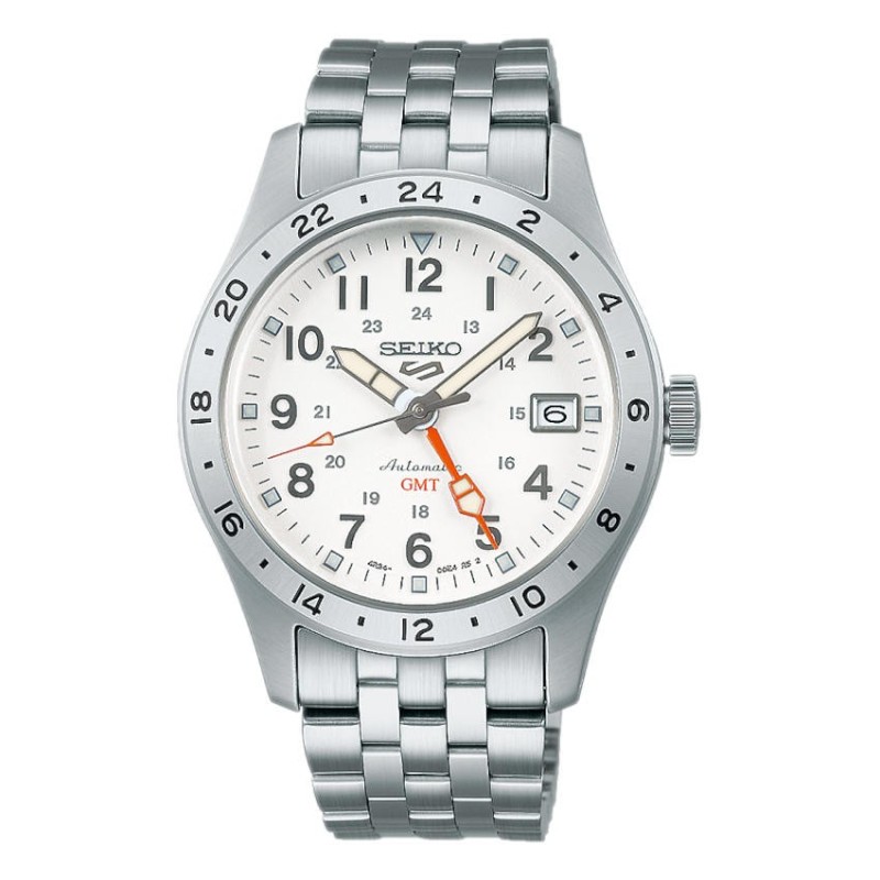Reloj Seiko SSK059K1 GMT Automático Hombre - Blanco | Joyerá Parejo