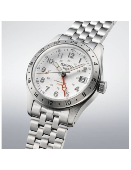 Reloj Seiko SSK059K1 GMT Automático Hombre - Blanco | Joyerá Parejo