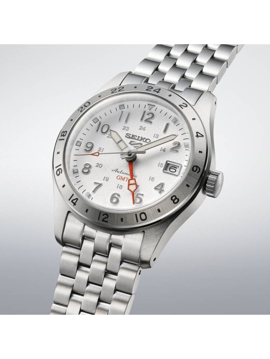 Reloj Seiko SSK059K1 GMT Automático Hombre - Blanco | Joyerá Parejo
