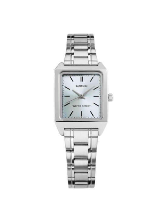 Reloj Casio Mujer LTP-V007D-2E Acero Esfera Azul | Joyería Parejo