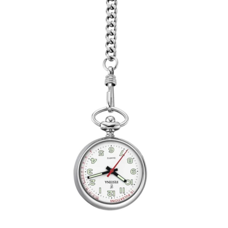 Reloj de Bolsillo Festina F2034/1 Leontina Acero | Joyería Parejo