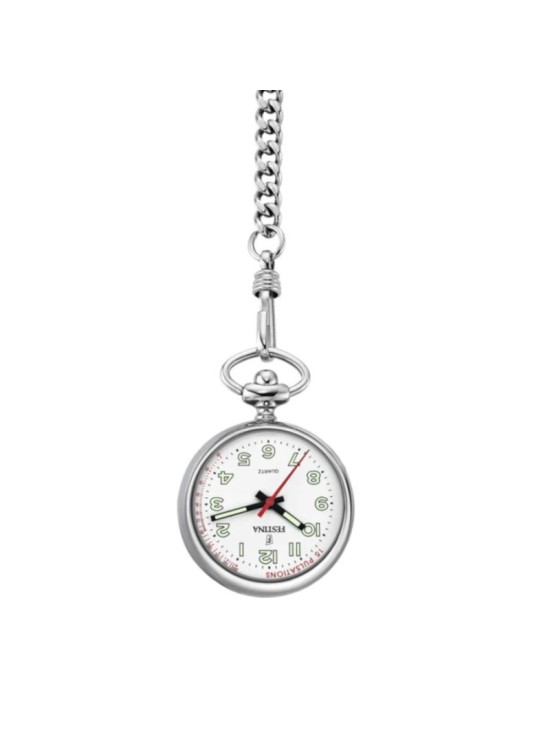 Reloj de Bolsillo Festina F2034/1 Leontina Acero | Joyería Parejo