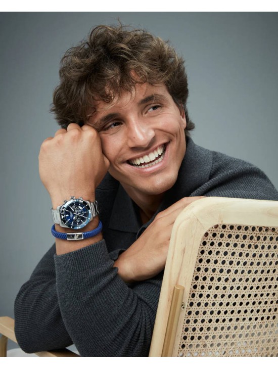 Pulsera Viceroy 75425P01013 Hombre Piel Azul | Joyería Parejo