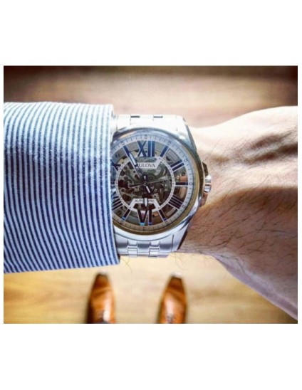 Reloj Bulova 96A187 Skeleton Hombre Sutton Autom. | Joyería Parejo