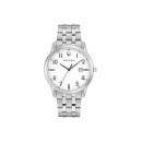 Reloj Bulova 96B474 Hombre Acero Esfera Blanca