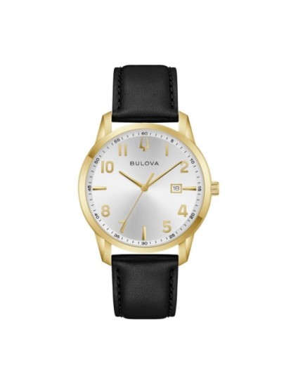 Reloj Bulova 97B238 Hombre Esfera Blanca - Piel | Joyería Parejo