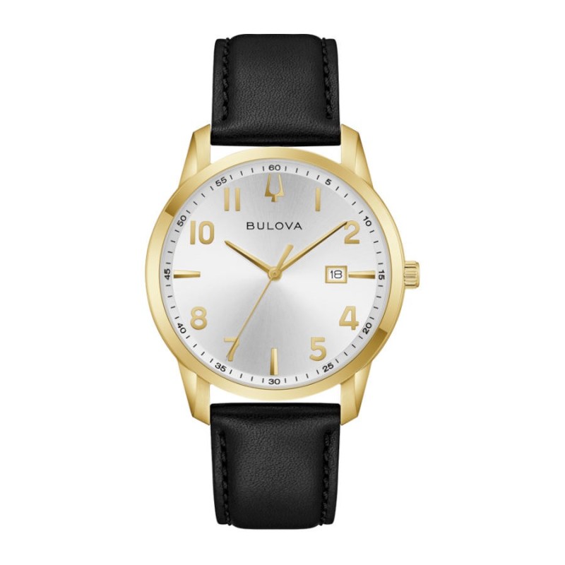 Reloj Bulova 97B238 Hombre Esfera Blanca - Piel | Joyería Parejo