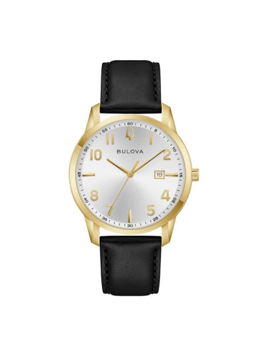 Reloj Bulova 97B238 Hombre Esfera Blanca - Piel | Joyería Parejo