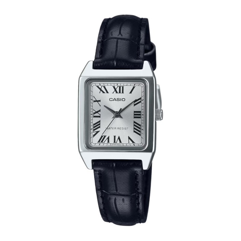 Reloj Casio LTP-V007L-7B1 Mujer Correa Piel Negra | Joyería Parejo