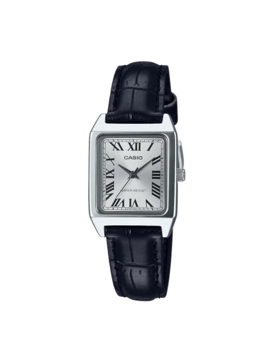 Reloj Casio LTP-V007L-7B1 Mujer Correa Piel Negra | Joyería Parejo