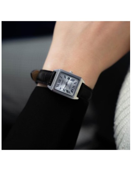 Reloj Casio LTP-V007L-7B1 Mujer Correa Piel Negra | Joyería Parejo
