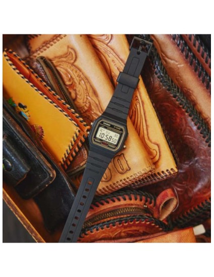 Reloj Casio F-91WG-9QEF Digital Negro Retro Unisex | Joyería Parejo