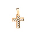 Cruz Oro 18K Circonitas 13.5x10 mm