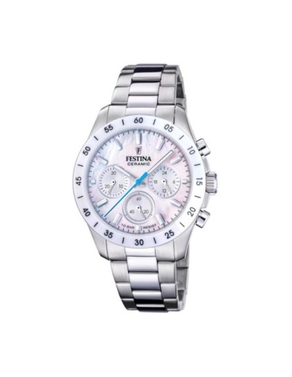 Reloj Festina F20693/1 Mujer Cerámica Cronógrafo | Joyería Parejo