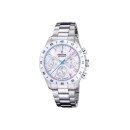 Reloj Festina F20693/1 Mujer Cerámica Acero Nácar Cronógrafo